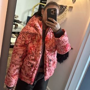 Pinko floral puffer jacket